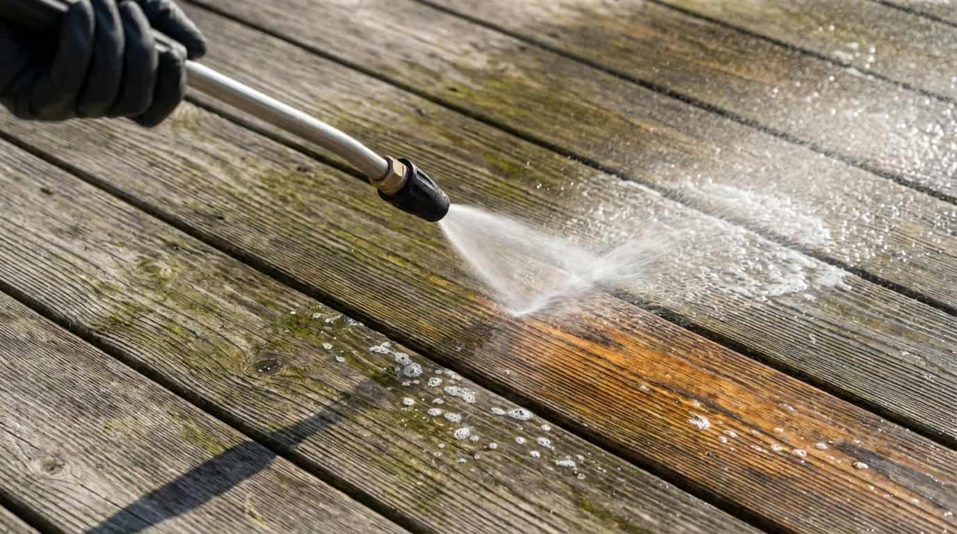 Deck Staining vs Painting: Best Options for Brownsville, TX Outdoor Spaces Preparing Your Deck With Professional Soft Washing