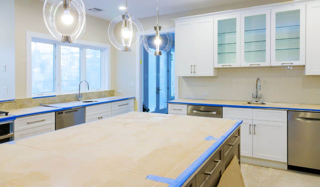 What to Consider When Remodeling a Kitchen white-of-kitchen-wooden-cabinets-with-contemporary