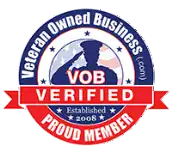 Veteran Owned Business, verified proud member