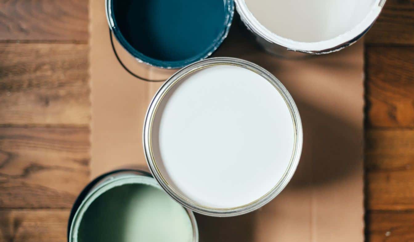wall paint cans 